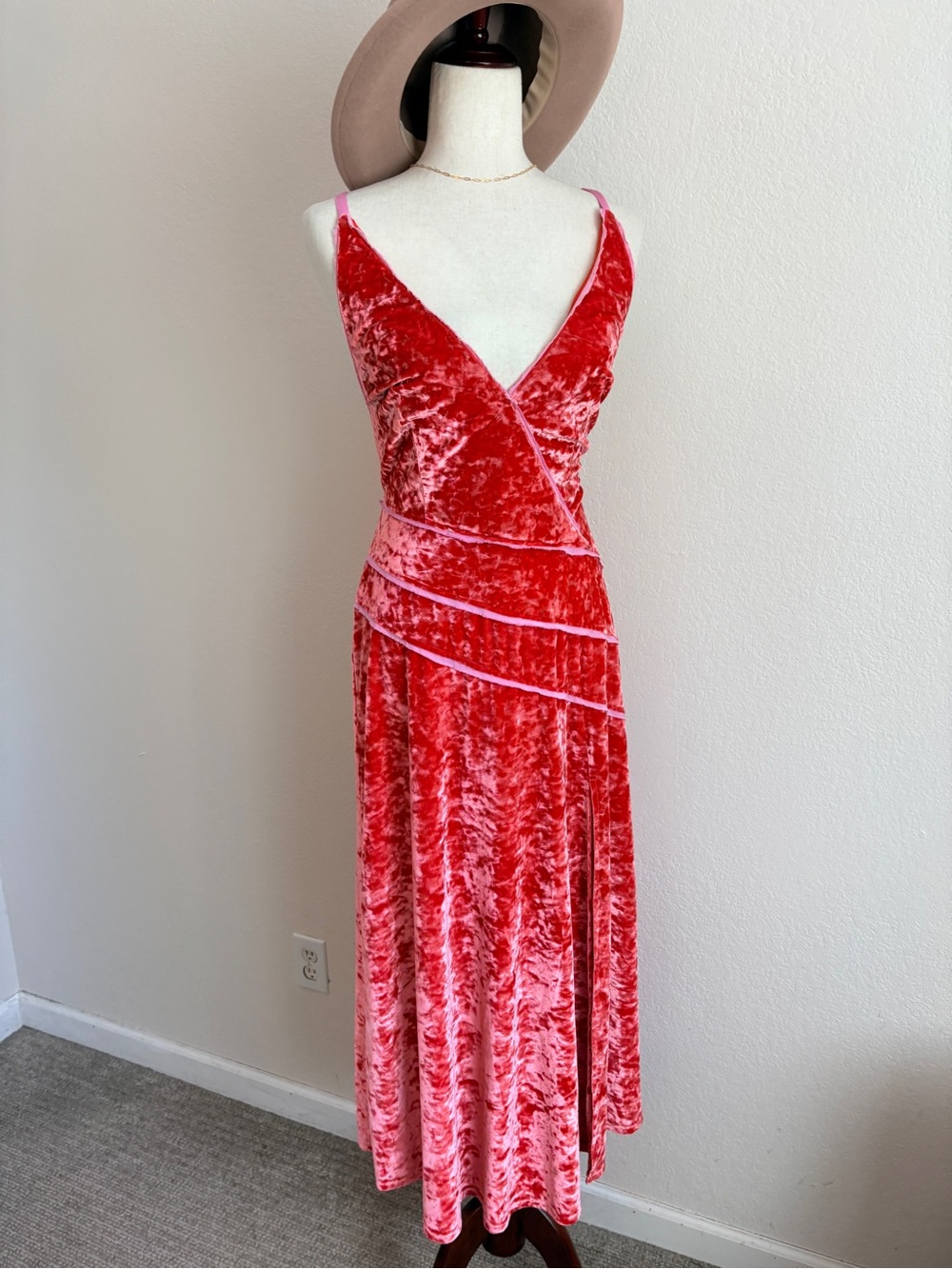 Free People Deja Velvet Midi Dress - Picture 10 of 12
